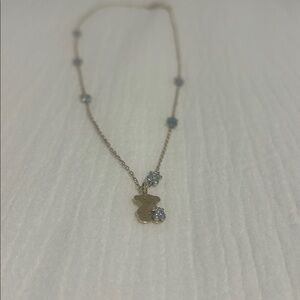 Silver Bear Necklace